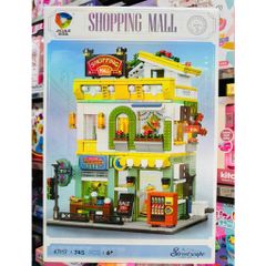 JIQILE 47117 SHOPPING MALL - Đồ chơi lắp ráp mô hình trung tâm thương mại