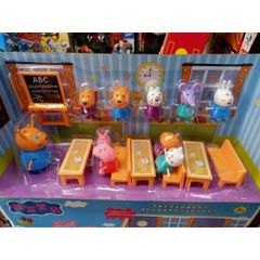 Lớp học heo Peppa RL686-1 đồ chơi nhà búp bê