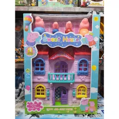 Nhà búp bê heo peppa 5806A Sweet House có đèn và nhạc