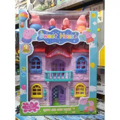 Nhà búp bê heo peppa 5806A Sweet House có đèn và nhạc
