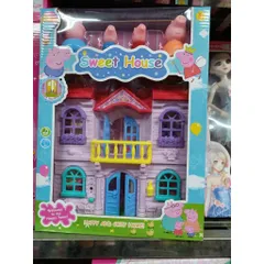 Nhà búp bê heo peppa 5806A Sweet House có đèn và nhạc
