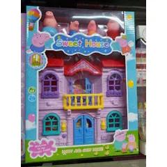 Nhà búp bê heo peppa 5806A Sweet House có đèn và nhạc