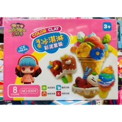 Đất nặn thủ công 8359 Color clay làm kem