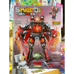 SKIBIDI TOILET JX038 RED DEVIL MONITOR - Đồ chơi lắp ráp