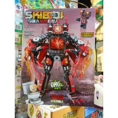 SKIBIDI TOILET JX038 RED DEVIL MONITOR - Đồ chơi lắp ráp