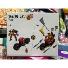 Lắp ráp xe Ninja city 7200 gồm 312 chi tiết lắp ghép