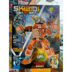 SKIBIDI TOILET JX034 TITAN ELECTRIC DRILL KING - Đồ chơi lắp ráp