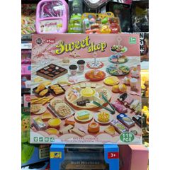 Bộ đồ chơi đồ hàng, món ăn bánh ngọt và kem Sweet shop K-515 gồm 119 chi tiết