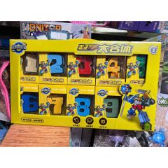 Bộ đồ chơi lắp ghép robot từ các con số tự nhiên (188-41)