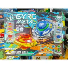 Bộ đồ chơi 4 con quay rút dây Gyro Metal có sàn thi đấu (1211) - chọn màu ngẫu nhiên 232695