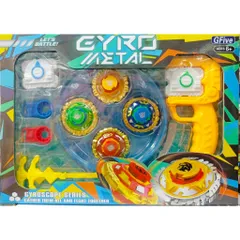 Bộ đồ chơi 4 con quay rút dây Gyro Metal có sàn thi đấu (1211) - chọn màu ngẫu nhiên 232695