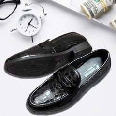 Giầy Lười Da Nam Vân Cá Sấu Băng Thủng - Mẫu Mới Thời Trang Dễ Phối Đồ, Giày Tây Cao Cấp Sang Trọng