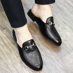 Giày Sục Da Nam Cao Cấp - Thoải Mái và Sang Trọng Dành Cho Mùa Hè Nóng Bức - Chất Lượng Đảm Bảo