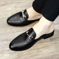 Giày Sục Da Nam Cao Cấp - Thoải Mái và Sang Trọng Dành Cho Mùa Hè Nóng Bức - Chất Lượng Đảm Bảo