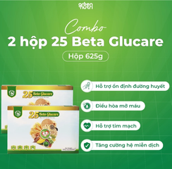 Sữa Hạt Ngũ Cốc 25 Beta Glucare - Combo 2 Hộp (625gr) Tăng Cường Miễn Dịch, Hỗ Trợ Điều Hòa Mỡ Máu, Nhập Khẩu Malaysia