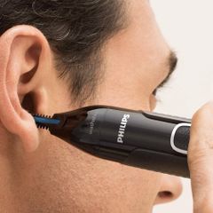 Máy Tỉa Râu Đa Năng Philips NT5650/16 - Cắt Tỉa Lông Mũi, Lông Tai, Ria Mép, Lông Mày, Chống Nước, Tiện Lợi Du Lịch