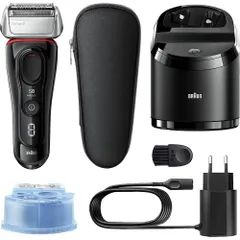 Máy Cạo Râu Braun Series 8 8380cc - Công Nghệ Sonic, Cạo Khô & Ướt, Làm Sạch Tự Động, Chất Lượng Đức