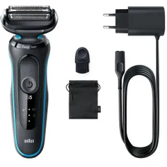 Máy Cạo Râu Braun Series 5 51-M1000s - Công nghệ Đức, Pin Li-ion, Cạo Khô & Ướt, Dễ Dàng Làm Sạch, Bảo Hành 12 Tháng