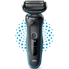 Máy Cạo Râu Braun Series 5 51-M1000s - Công nghệ Đức, Pin Li-ion, Cạo Khô & Ướt, Dễ Dàng Làm Sạch, Bảo Hành 12 Tháng