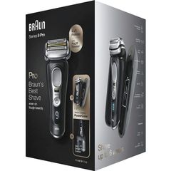 Máy Cạo Râu Điện Braun Series 9 Pro 9470CC Noir - Công Nghệ Tiên Tiến, Sạc Nhanh và Trạm Làm Sạch 5 Trong 1, Xuất Xứ Đức