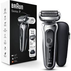 Máy cạo râu điện Braun Series 7 7020S - Công nghệ Autosense, Sạc nhanh 5 phút, 360° Flex cho cạo êm ái, Xuất xứ Đức