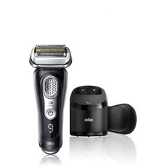 Máy Cạo Râu Braun Series 9 9380CC - Chất Lượng Đức, Công Nghệ Cao, Sạc Nhanh, Cạo Ẩm & Khô, Làm Sạch Thông Minh