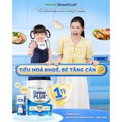 Sữa bột Nutifood Sweden GrowPLUS+ Tiêu Hóa (Xanh Nhạt) - Tiêu hóa khỏe, tăng cân Lon 800g