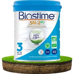 Sữa Organic Biostime SN-2 Bio Plus Premium Organic Số 1 2 3 Sữa Bột Cân Bằng Hệ Tiêu Hóa Bé -Sữa Tăng Sức Đề Kháng Cho T