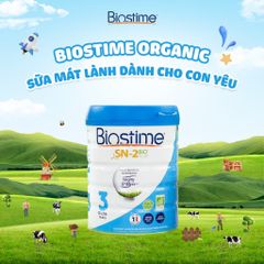 Sữa Organic Biostime SN-2 Bio Plus Premium Organic Số 1 2 3 Sữa Bột Cân Bằng Hệ Tiêu Hóa Bé -Sữa Tăng Sức Đề Kháng Cho T