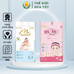 Bỉm Quần/Dán Momo Nature/ Diamond Siêu Thấm Hút Chống Hăm Cho Bé  S64,M62,M60,L54,XL50,XXL48,XXXL46.