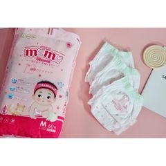 Bỉm Quần/Dán Momo Nature/ Diamond Siêu Thấm Hút Chống Hăm Cho Bé  S64,M62,M60,L54,XL50,XXL48,XXXL46.