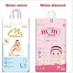 Bỉm Quần/Dán Momo Nature/ Diamond Siêu Thấm Hút Chống Hăm Cho Bé  S64,M62,M60,L54,XL50,XXL48,XXXL46.