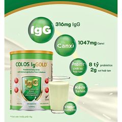 Colos IgGold  - Sữa non kháng thể Newzeland – 450gr – Chính hãng