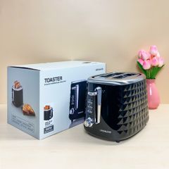 Máy Nướng Bánh Mì LocknLock EJB222BLK 850W Máy Nướng Bánh Sanwith - Bảo Hành 2 Năm