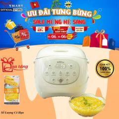 Nồi Cơm Điện Lòng Gốm 1.2L HAATZ CIM250 - Công Suất 500W, 6 Chế Độ Nấu Thông Minh, Hẹn Giờ, Thiết Kế Thời Trang Hàn Quốc