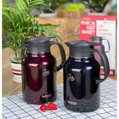 Phích Pha Trà Giữ Nhiệt 1,8L 2GOOD B16 - Giữ Nóng Lạnh 24h, Chất Liệu Inox 304 An Toàn, Bảo Hành 5 Năm