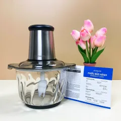 Máy Xay Thịt Cao Cấp LocknLock EJM186SLV - Cối Thủy Tinh 2.4L, Lưỡi Dao Sắc Bén, Thiết Kế Sang Trọng, An Toàn Sức Khỏe