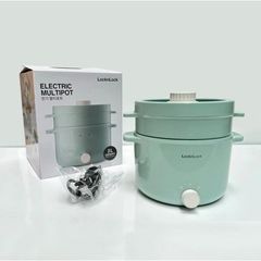 Nồi Lẩu Điện Đa Năng LocknLock EJP331BLK 5L - Nồi Điện Mini EJP316BLK 1.2L và EJP156MIT 2L - Tiết Kiệm Điện, Đa Chức Năng