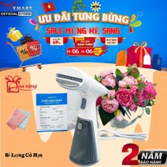 Bàn Là Hơi Nước Cầm Tay Locknlock 1000W ENI148WHT - Thiết Kế Gọn Nhẹ, Chức Năng Xịt Hơi Tiện Lợi, Bảo Hành 2 Năm