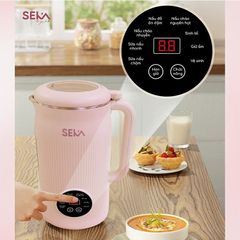 Máy Làm Sữa Hạt Mini SEKA SKG450 (Model Cũ SK320) Đa Năng 8in1 - 1.2L - Công Suất 800W, Lưỡi Dao Inox 10 Cánh, Bảo Hành 2 Năm