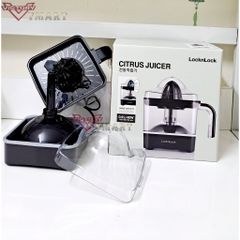 Máy Vắt Cam LocknLock EJJ246BLK 0.9L - Máy Ép Trái Cây Thiết Kế Hiện Đại, Bảo Hành 2 Năm, Công Suất 40W, Màu Đen