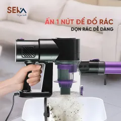 Máy Hút Bụi Cầm Tay SEKA SK-09MAX PLUS - Hút Bụi, Lau Sàn, Tự Động Làm Sạch Con Lăn, Bộ Lọc HEPA, Tiện Ích Dễ Sử Dụng