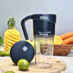 Máy Xay Sinh Tố Cầm Tay Seka NT889 - Công Suất 150W, Dung Tích 470ml, Thiết Kế Tiện Dụng, An Toàn, Phù Hợp Cho Công Sở, Du Lịch