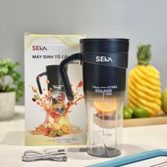Máy Xay Sinh Tố Cầm Tay Seka NT889 - Công Suất 150W, Dung Tích 470ml, Thiết Kế Tiện Dụng, An Toàn, Phù Hợp Cho Công Sở, Du Lịch