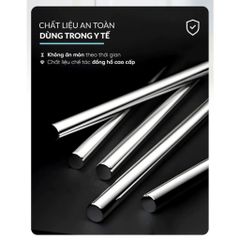 Bộ Đũa inox 10 Đôi Haatz HCS079 (CIM316) - Đũa inox 316L Siêu Bền, An Toàn, Bảo Hành 24 Tháng