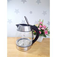 Ấm Đun Siêu Tốc Thủy Tinh LocknLock EJK418SLV 1.8L 1850W - Đun Nước Nhanh, Thiết Kế Sang Trọng Với Đèn LED - Bảo Hành 2 Năm