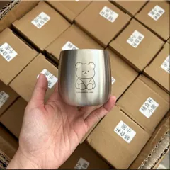 Cốc Inox 304 Mini 100ml KLE86 - Thiết Kế Hoạt Hình Dễ Thương, Chống Nóng Lạnh, An Toàn Cho Bé, Đồ Dùng Gia Đình