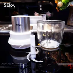 Máy Xay Thịt SEKA SK2287 Đa Năng 500W - Bộ 2 Cối Thủy Tinh, Lưỡi Dao 4/6 Cánh, Thiết Kế An Toàn, Hiệu Suất Cao, Sản Phẩm Chính Hãng