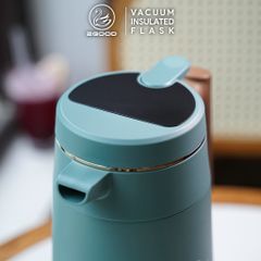 Bình Giữ Nhiệt 2Good B68 1680ml Màu Xanh - Phích Pha Trà với Lõi Lọc Inox304, Giữ Nhiệt 24h, Bảo Hành 2 Năm