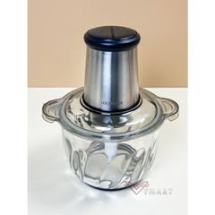 Máy Xay Thịt LocknLock Meat Chopper EJM186SLV - Cối Thủy Tinh 2.4L, Công Suất 400W, Thiết Kế Sang Trọng, Bảo Hành 2 Năm